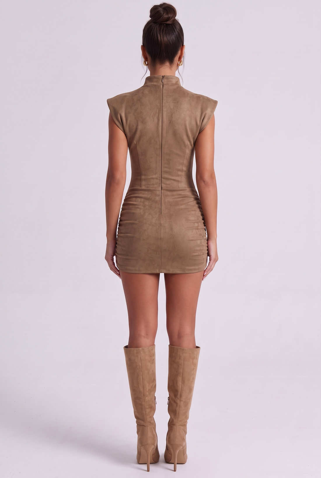 Selene Mini Dress - Camel