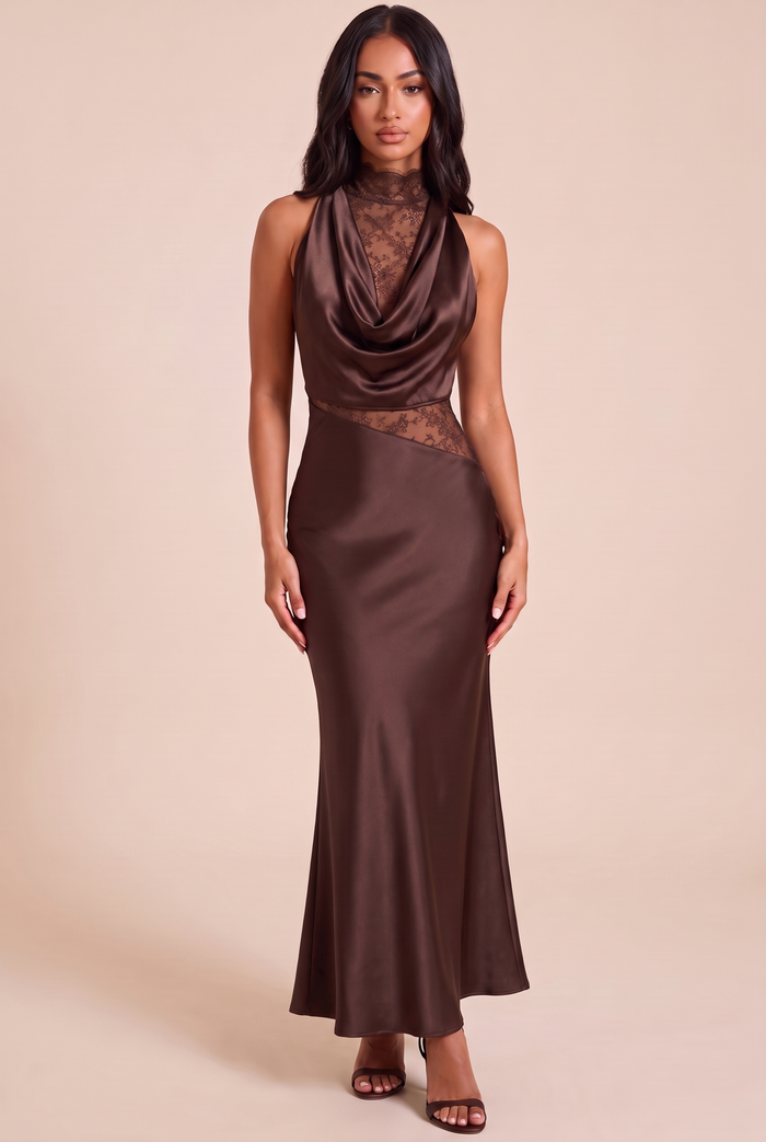 Diane Maxi Dress - Chocolate