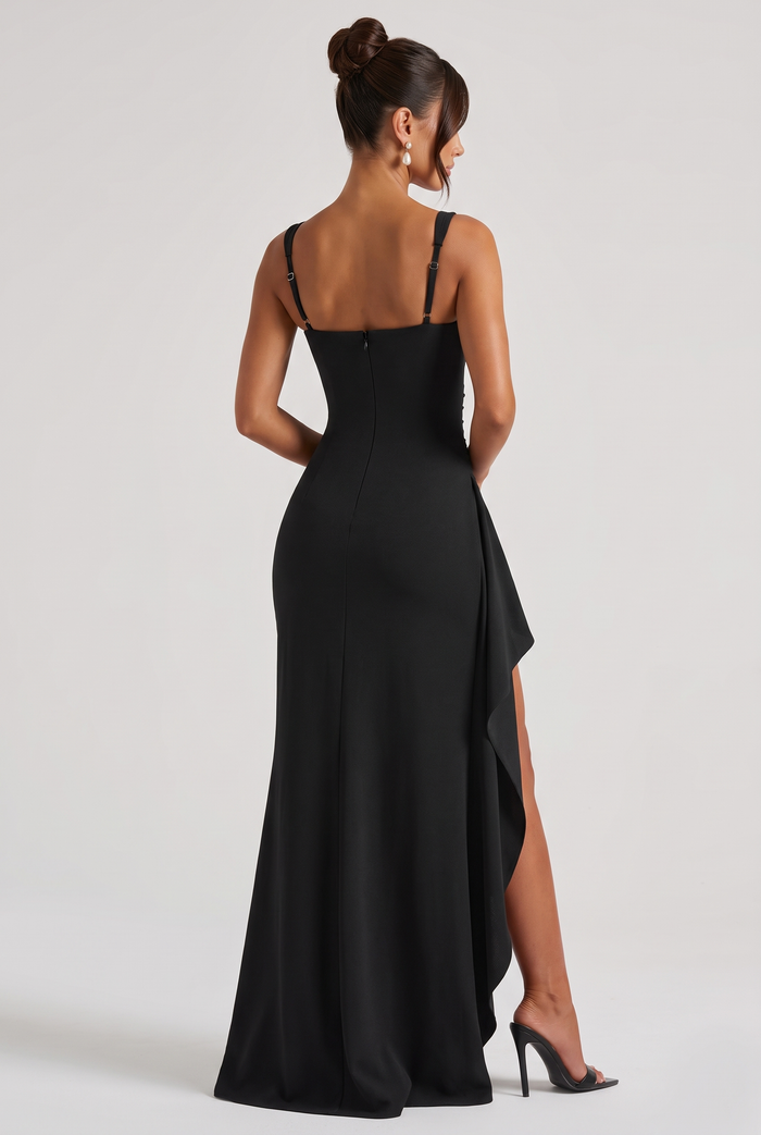 Katana Maxi Dress - Black
