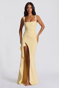Katana Maxi Dress - Lemon