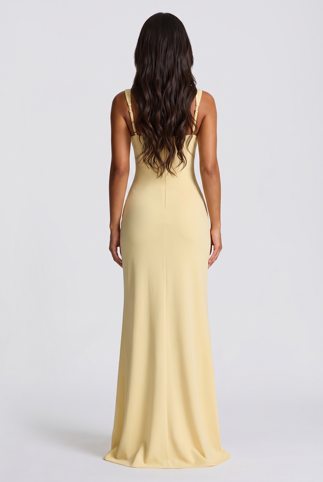 Katana Maxi Dress - Lemon