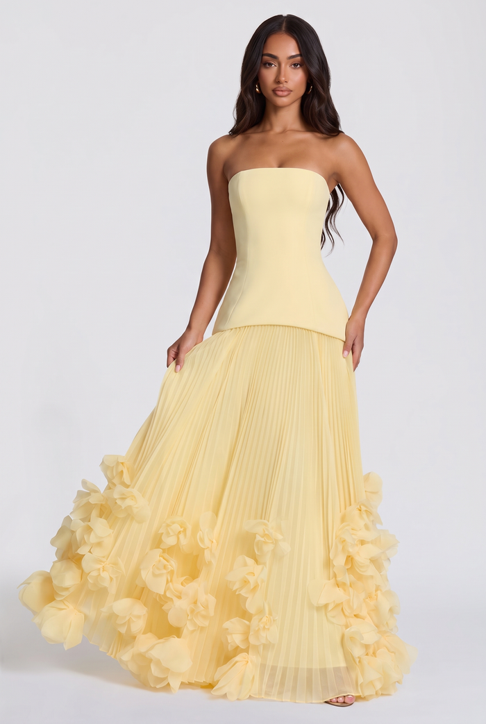 Seraphina Maxi Dress - Lemon