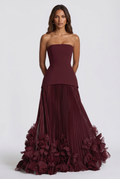 Seraphina Maxi Dress - Cherry Lacquer