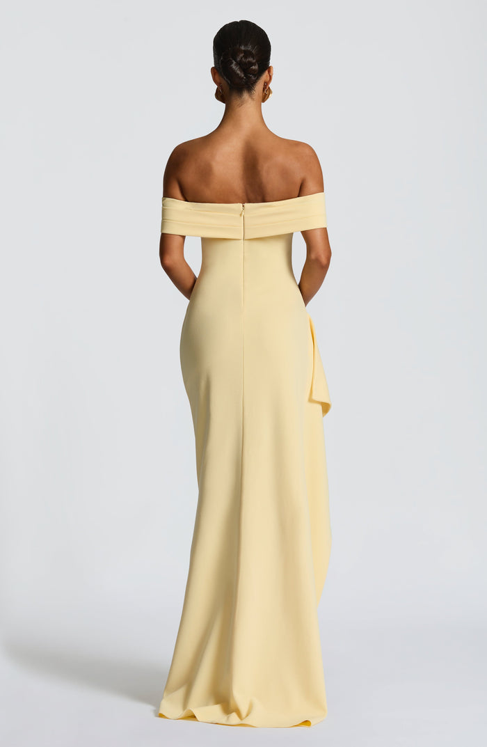 Robe Longue Joyce - Jaune Citron
