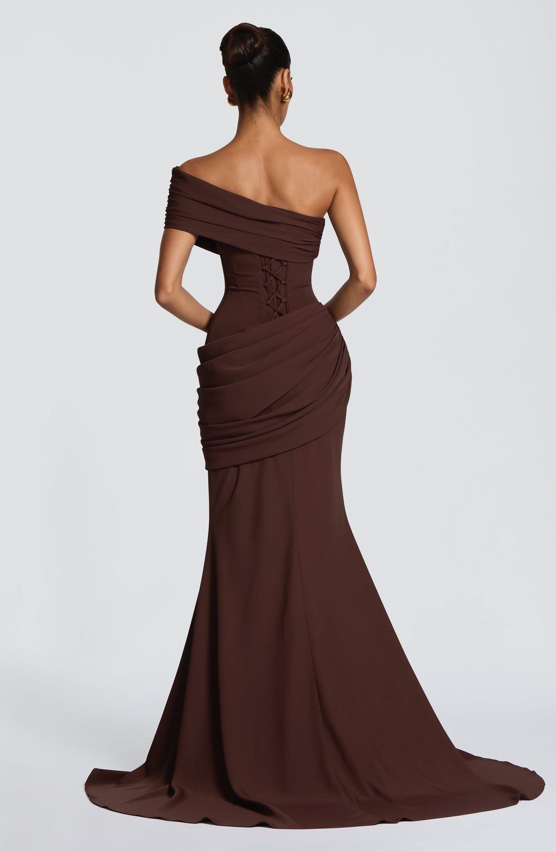 Kasia Maxi Dress - Plum Brown