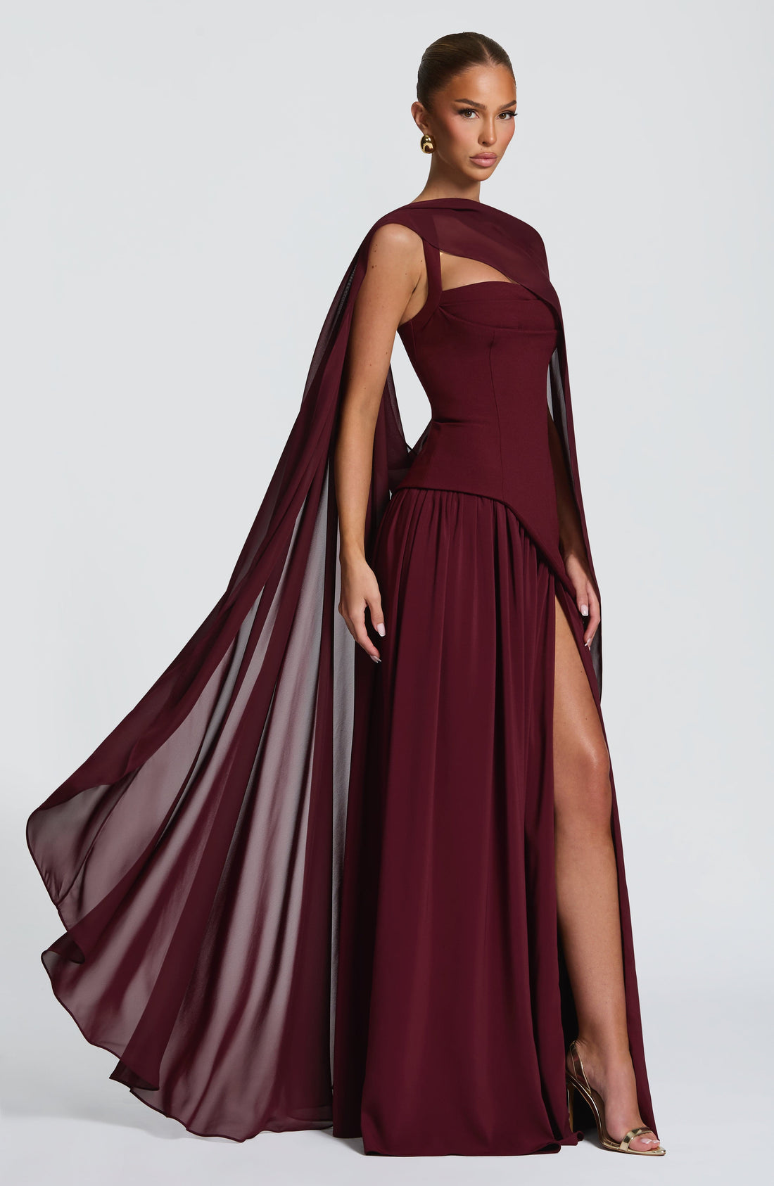 Cape Romy - Rouge Cerise
