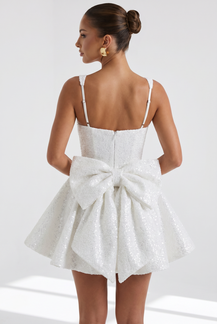 Robe Courte Dorothy - Ivoire
