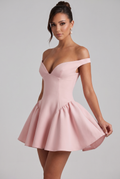 Robe Courte Marla - Rose Poudré
