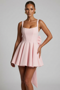 Robe Courte Rue - Rose Poudré