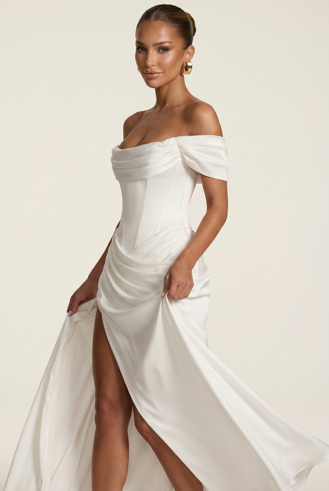 Robe de Soirée Riona - Ivoire