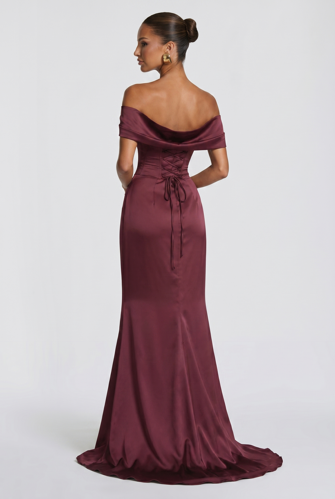 Robe de Soirée Riona - Rouge Cerise