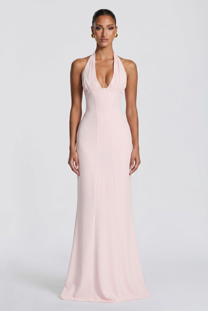 Robe Longue Adora - Rose Poudré