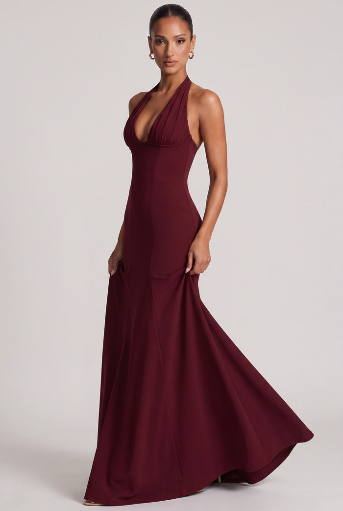 Robe Longue Adora - Rouge Cerise