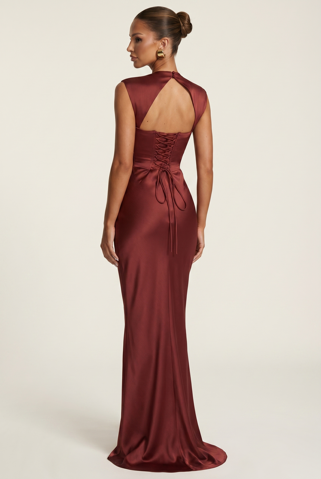 Robe Longue Avielle - Rouille