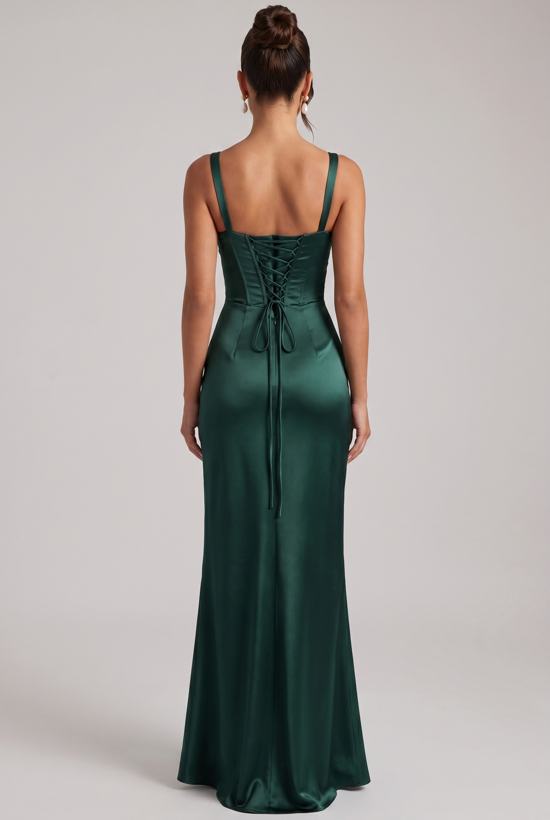 Robe Longue Calanthe - Émeraude