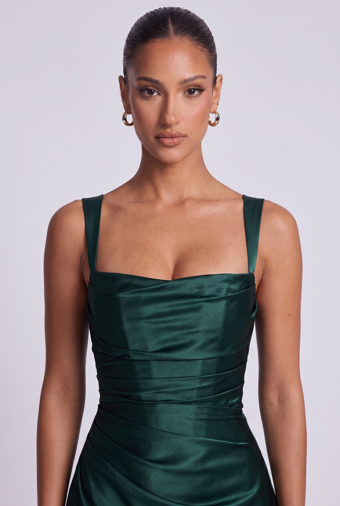 Robe Longue Calanthe - Émeraude