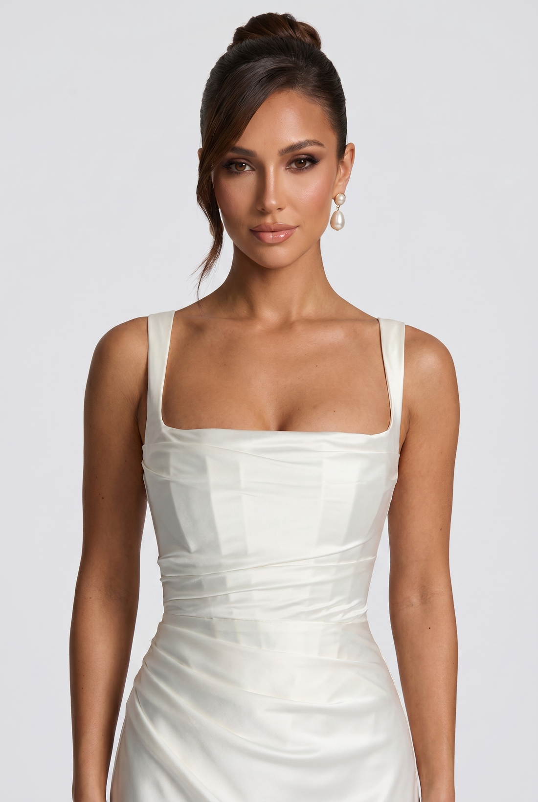 Robe Longue Calanthe - Ivoire