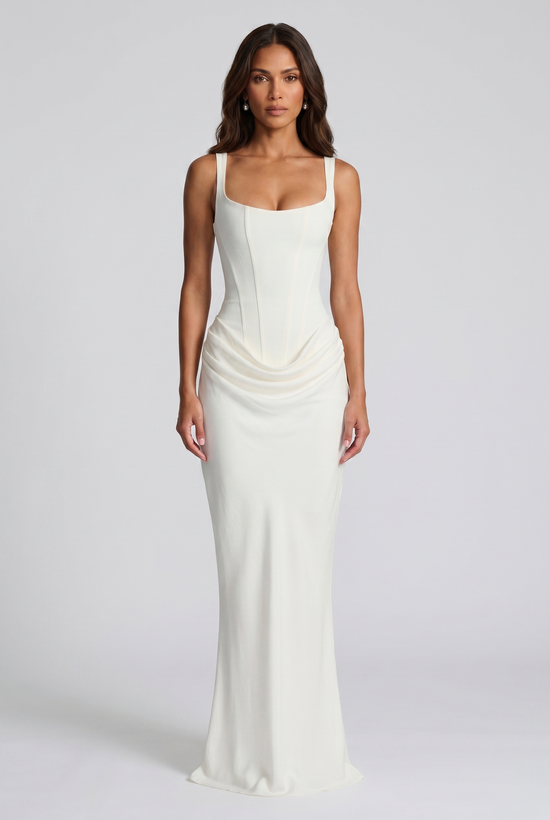 Robe Longue Cornelia - Ivoire