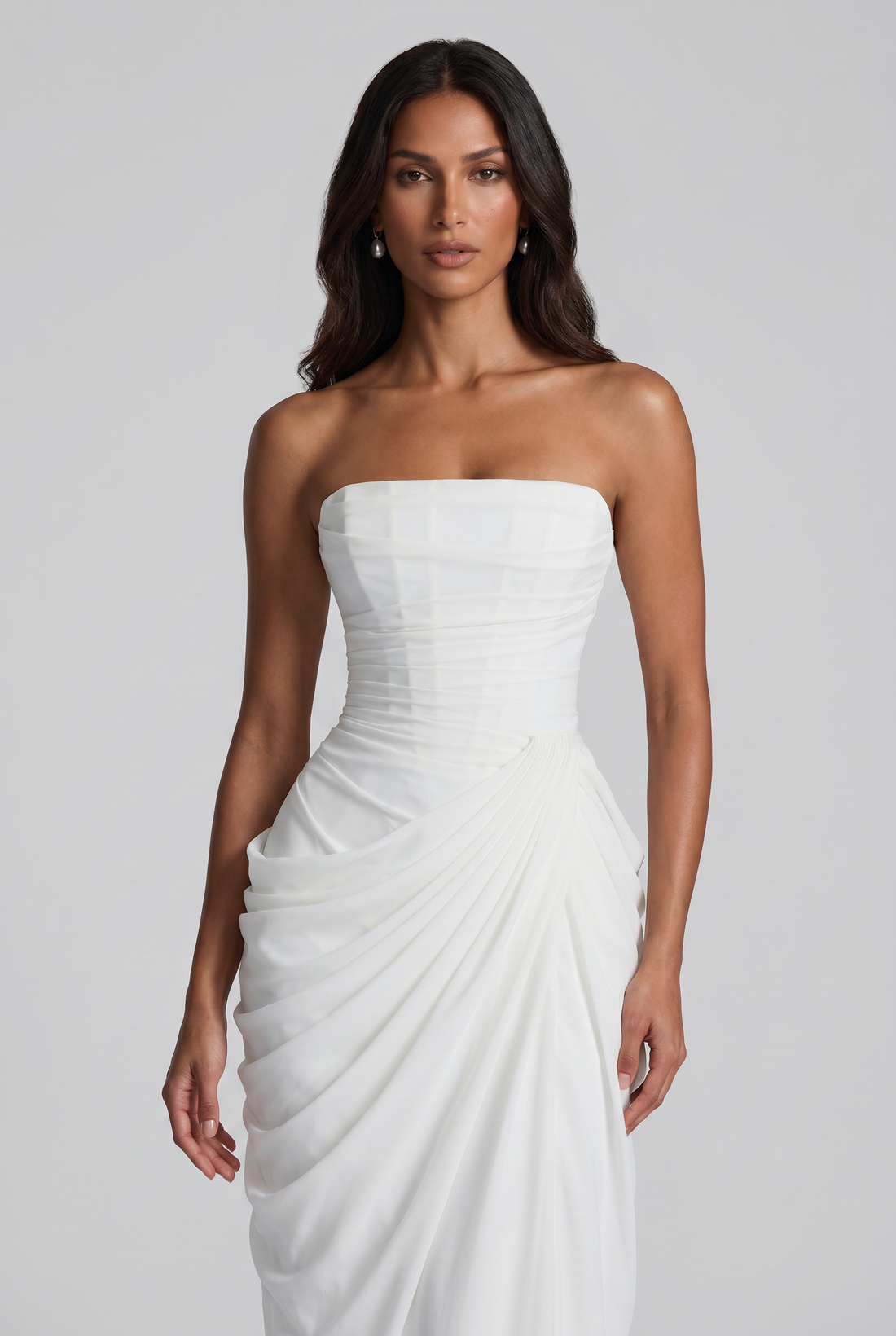 Robe Longue Cyra - Ivoire
