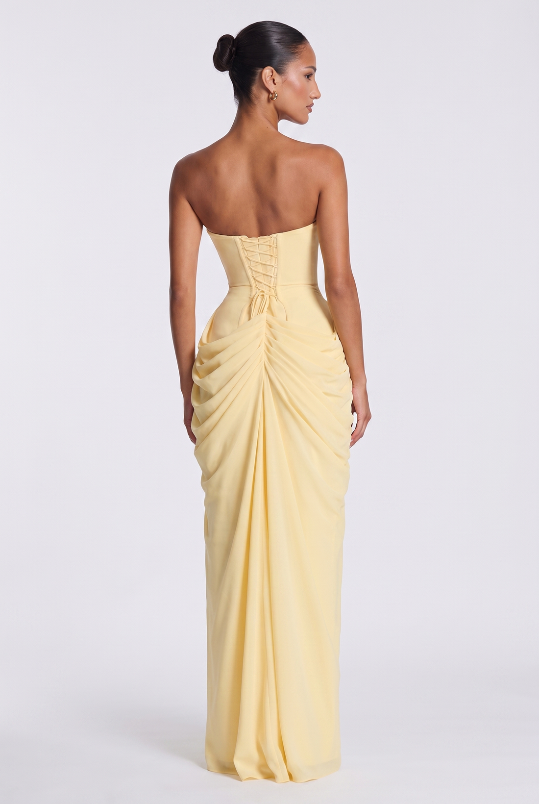 Robe Longue Cyra - Jaune Citron