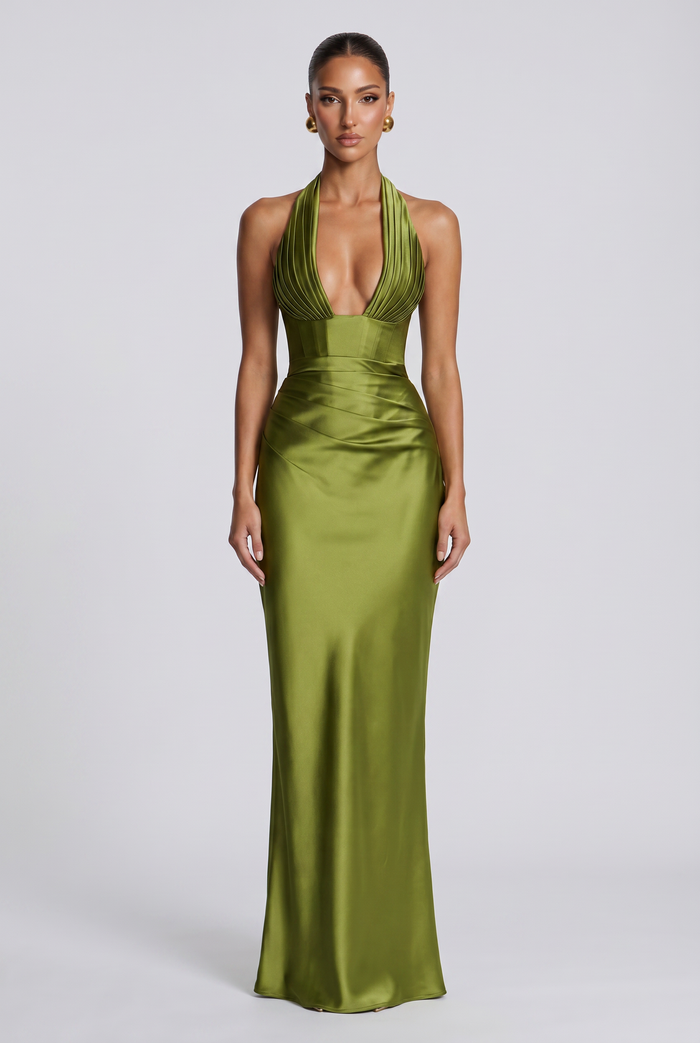 Robe Longue Elowen - Olive