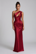 Robe Longue Emina - Rouge Profond