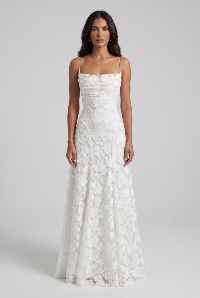 Robe Longue Francis - Ivoire