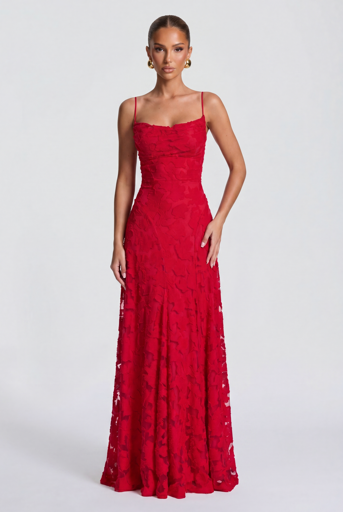 Robe Longue Francis - Rouge