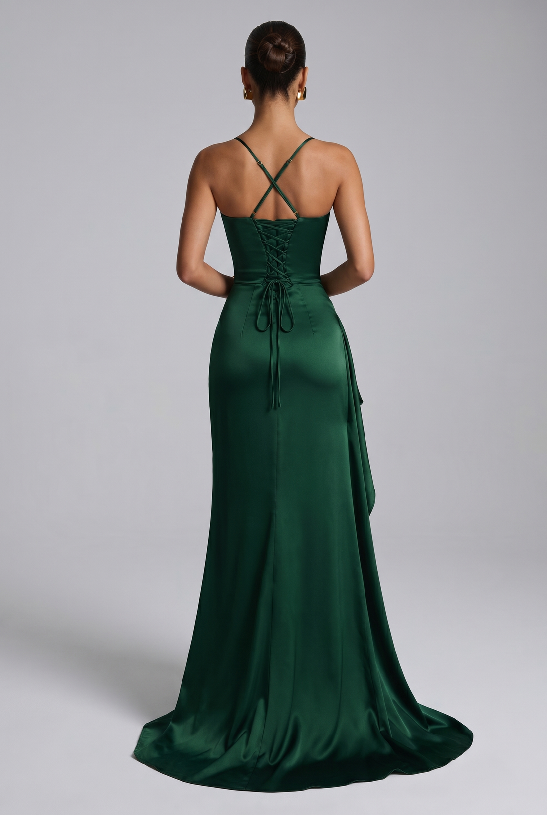 Robe Longue Helen - Émeraude