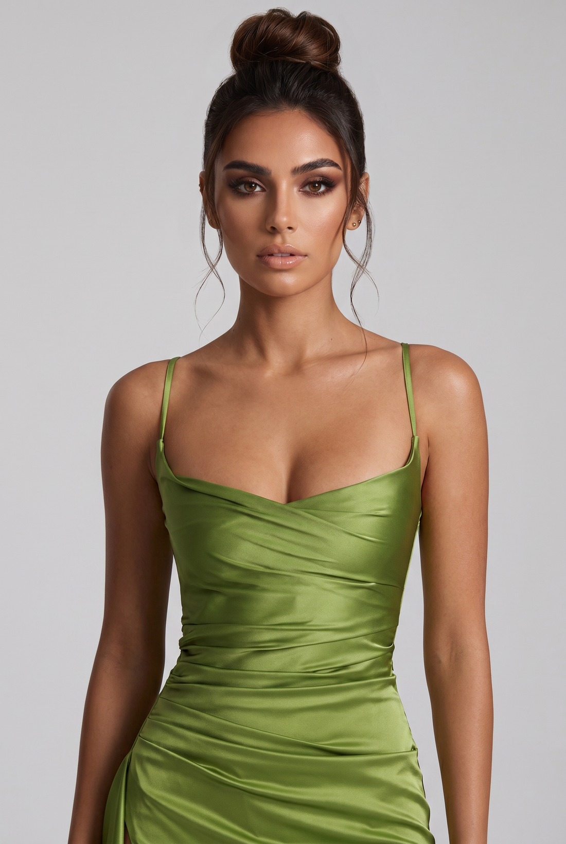 Robe Longue Helen - Olive