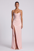 Robe Longue Helen - Rose Poudré