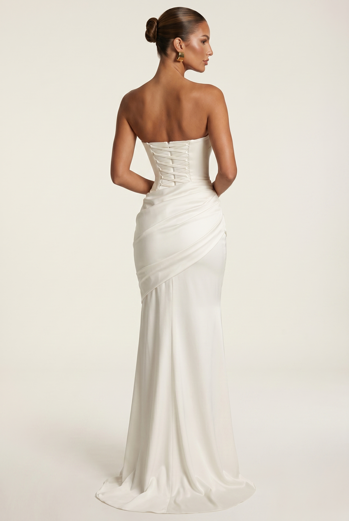 Robe Longue Kensington - Ivoire