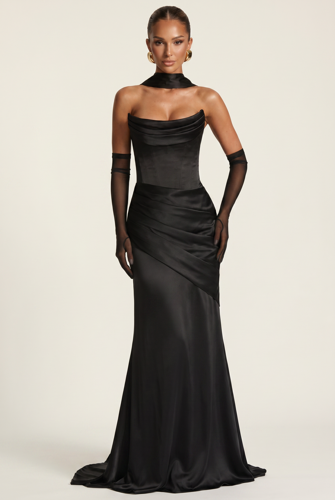 Robe Longue Kensington - Noir