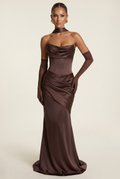 Robe Longue Kensington - Prune
