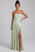 Robe Longue Maliyah - Vert Menthe