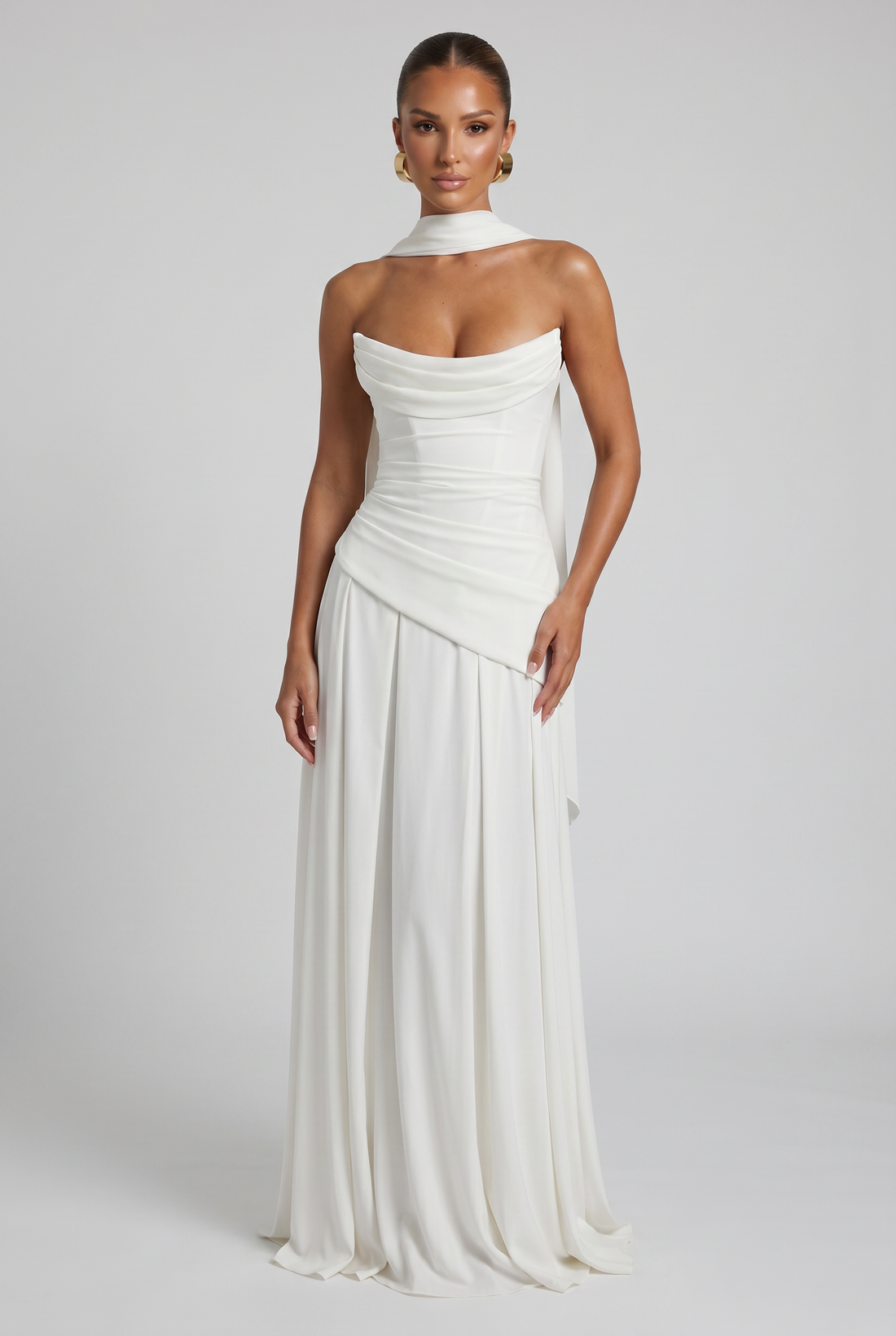 Robe Longue Patricia - Ivoire