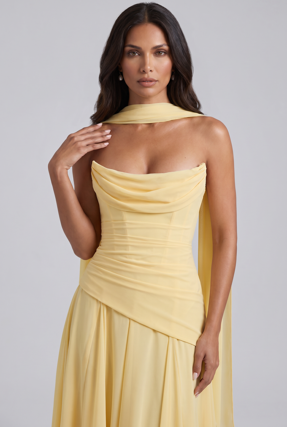 Robe Longue Patricia - Jaune Citron