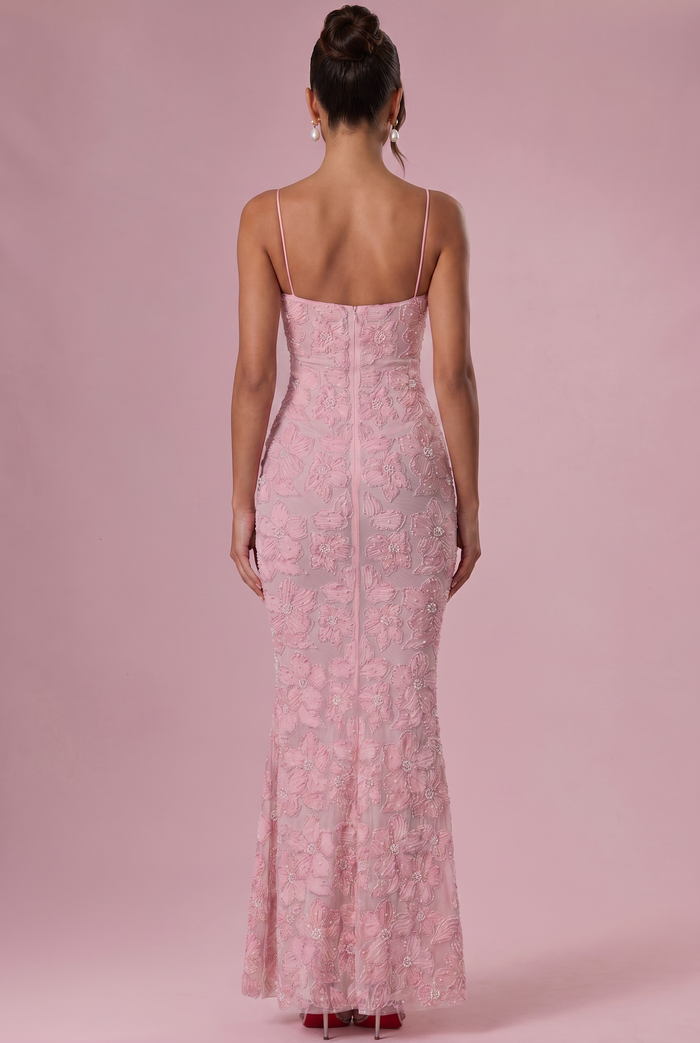 Robe Longue Valora - Rose Poudré