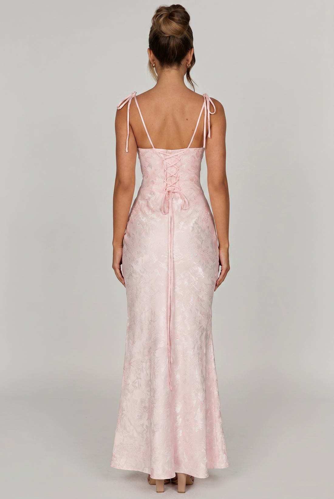 Robe Longue Whitney - Rose Poudré