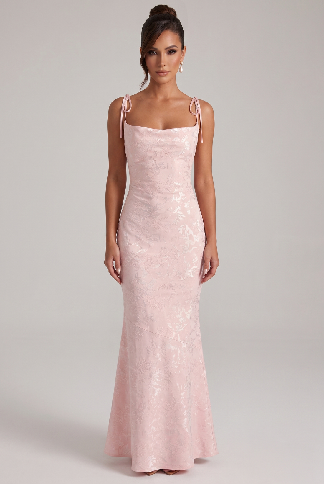 Robe Longue Whitney - Rose Poudré