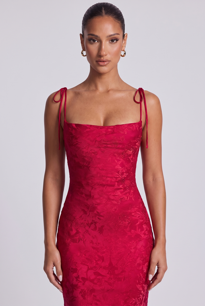 Robe Longue Whitney - Rouge