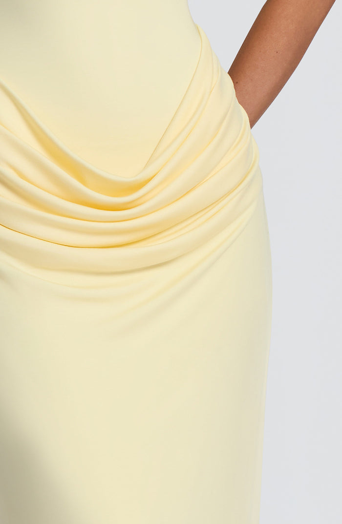 Robe Longue Sharona - Jaune Citron