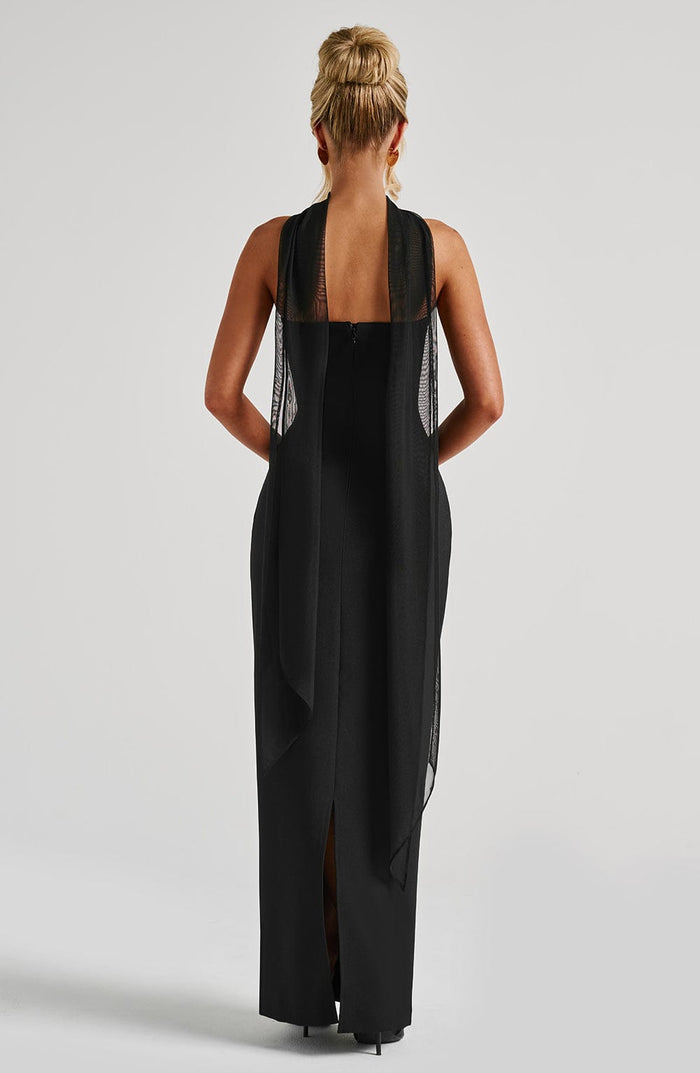 Robe Longue Yulia - Noir