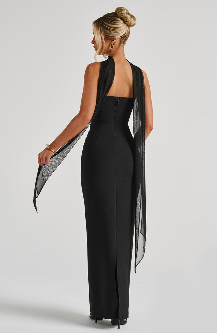 Robe Longue Yulia - Noir