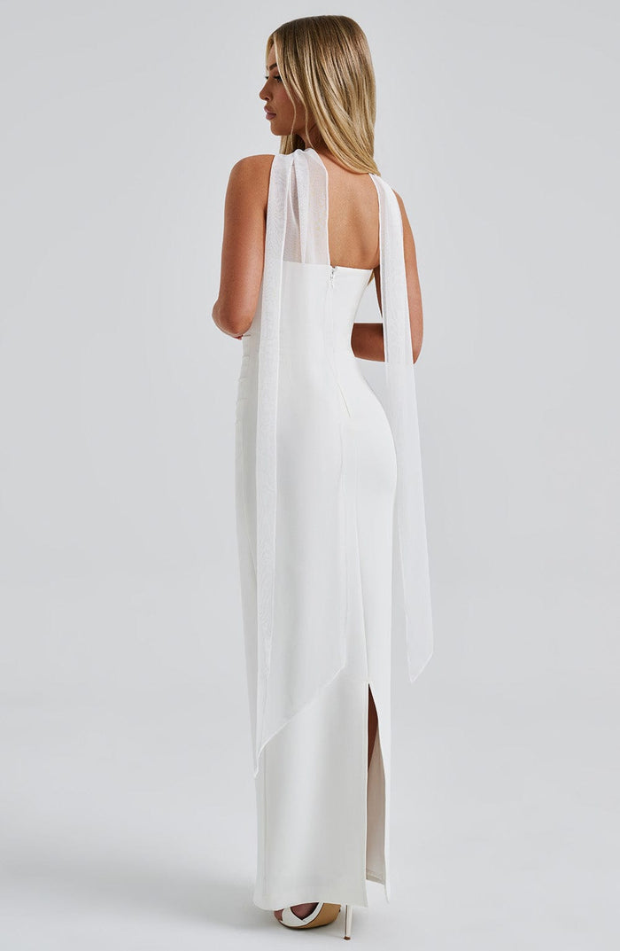 Robe Longue Yulia - Ivoire