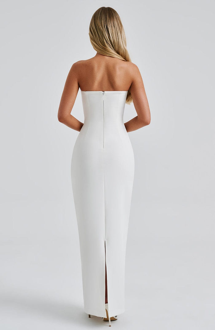 Robe Longue Yulia - Ivoire